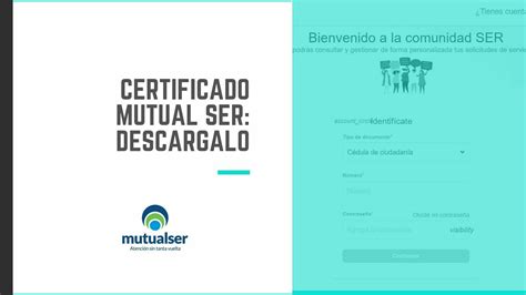 certificados mutual ser|Zona Ser Afiliado :: Solicitar Certificado